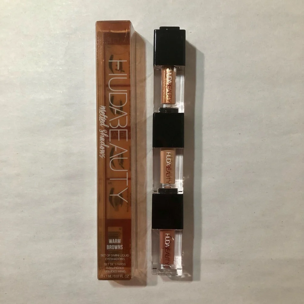 Huda Beauty Mini Matte & Metal Melted Shadows Warm Browns